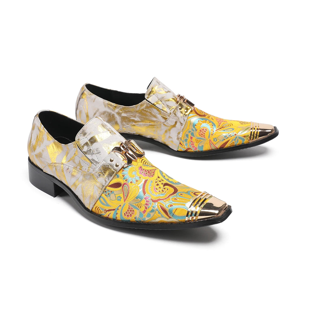 British Style Square Toe Luxury Formal Shoes