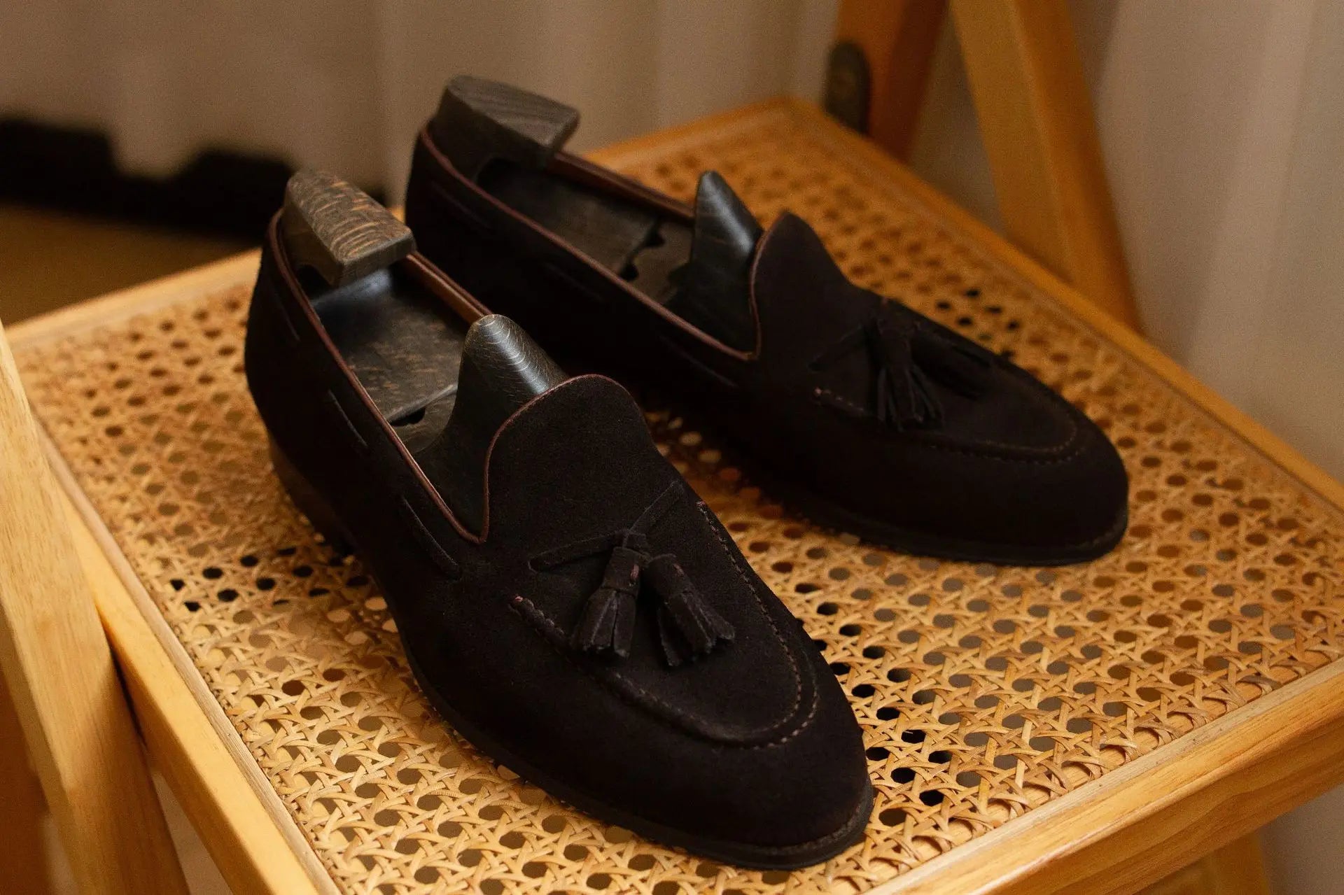 Genuine Leather Loafer Shoes for Men Handmade British Trendy Lazy Casual Shoes New Versatile