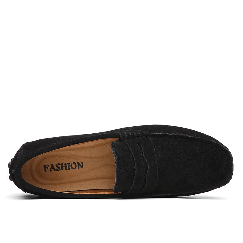 Casual Slip On Leather Loafers