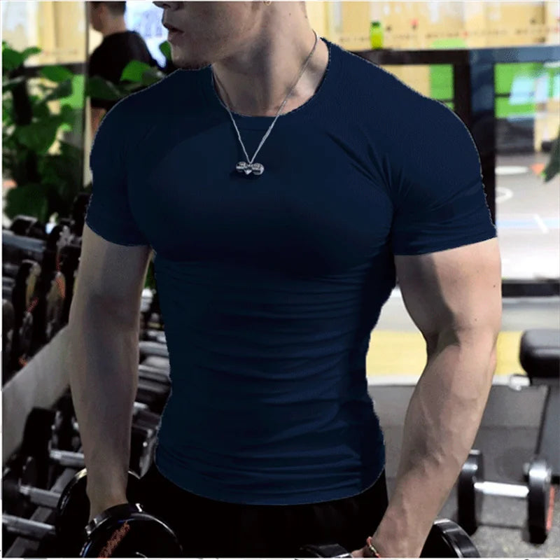 Mens Breathable Quick Dry Jogging TShirt