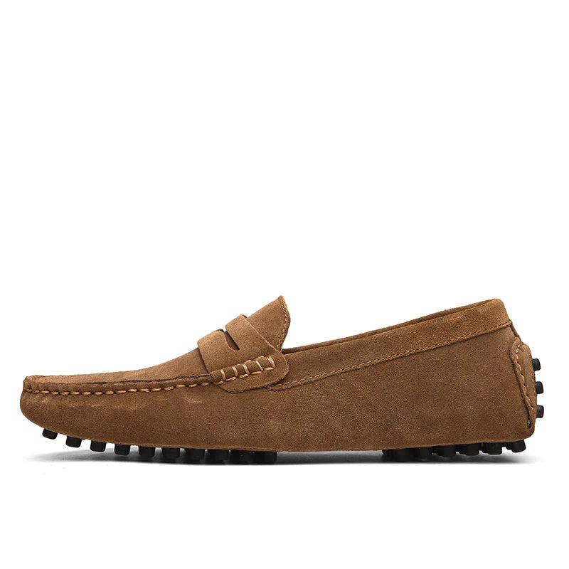 Casual Slip On Leather Loafers