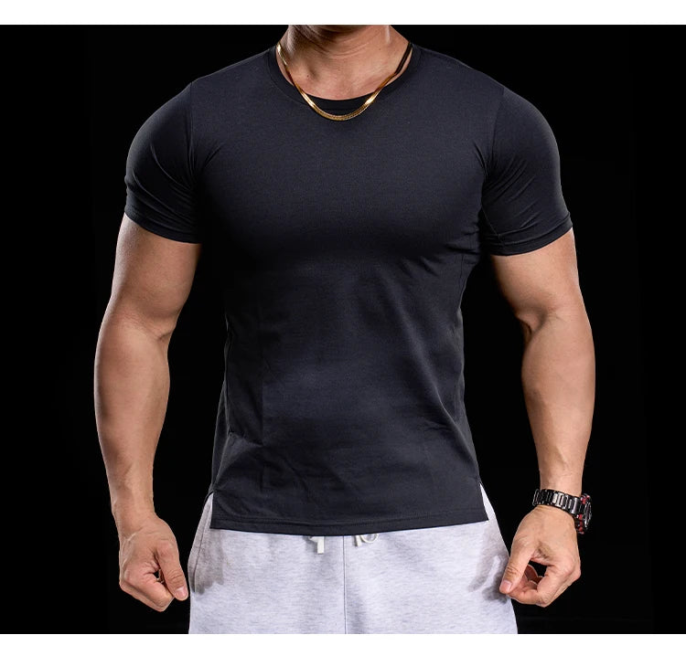 High-elasticity Breathable Sports Tight Short-sleeved T-shirt