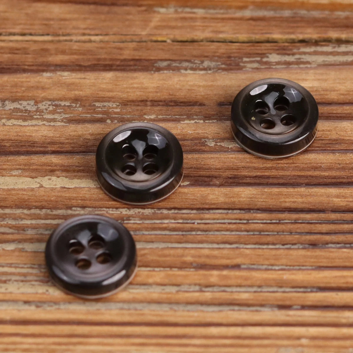 10pcs 11.5mm Black Shell Shirt Buttons
