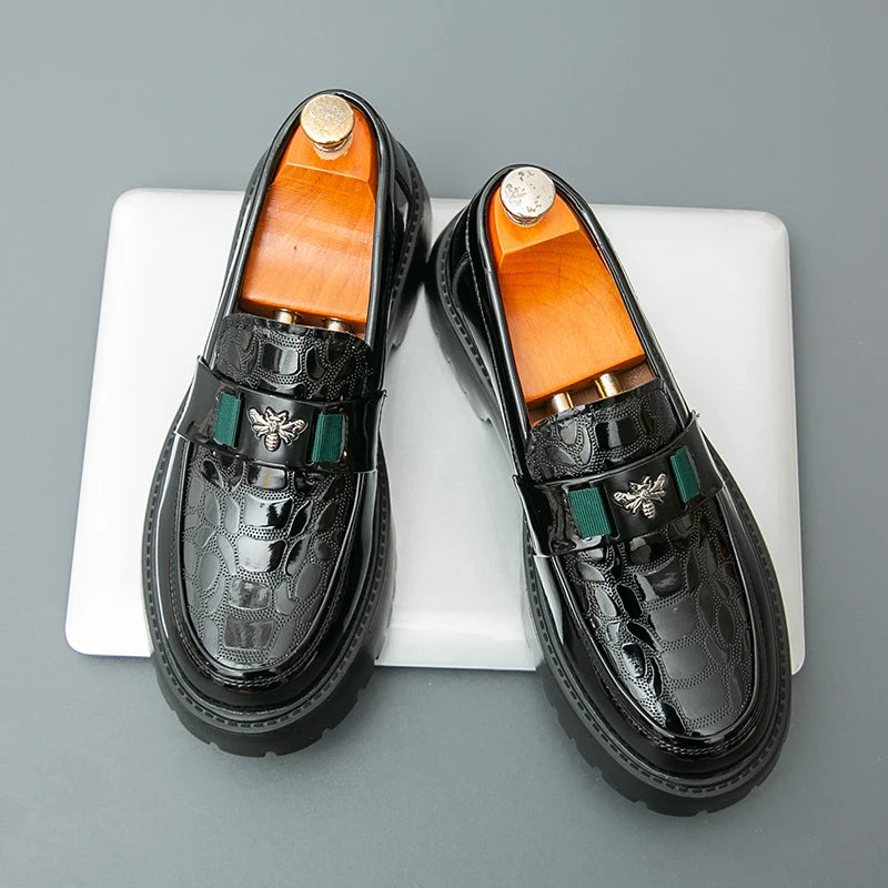 Round Toe Thick Soled Light Loafers