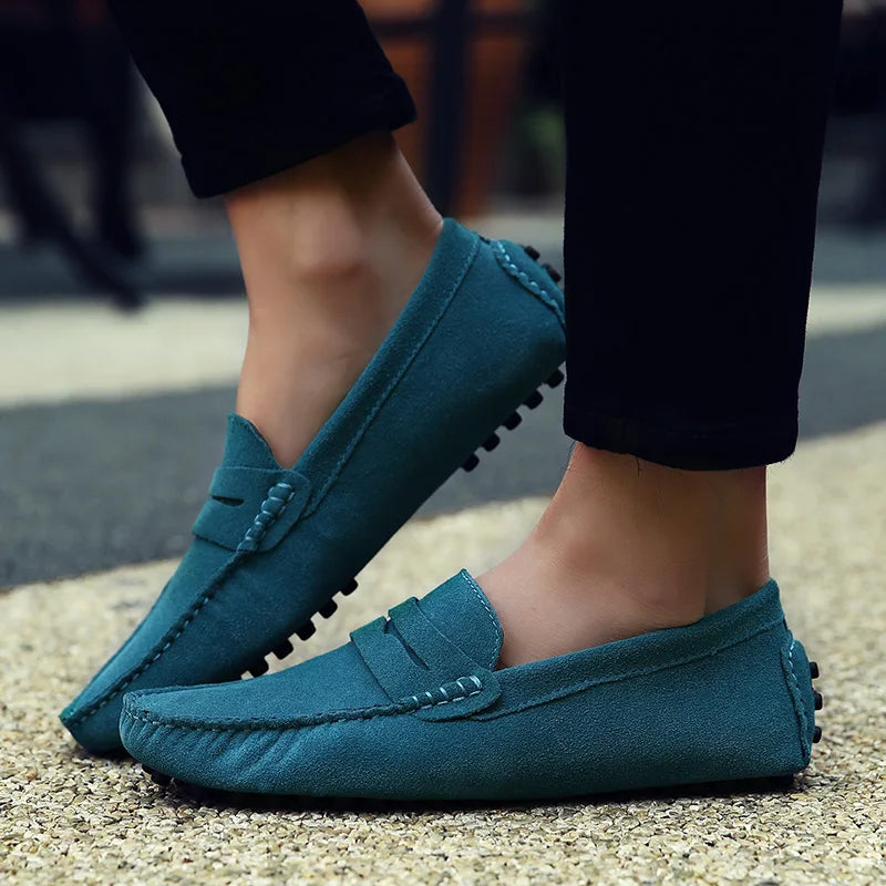 Casual Slip On Leather Loafers