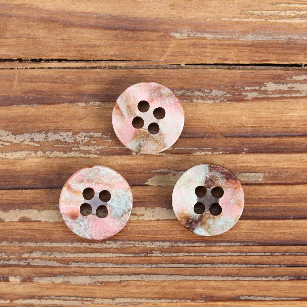 10pcs 11.5mm Black Shell Shirt Buttons