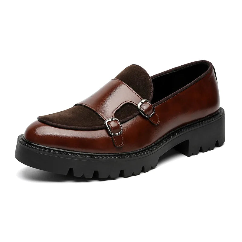 Thick-soled British Style Loafers