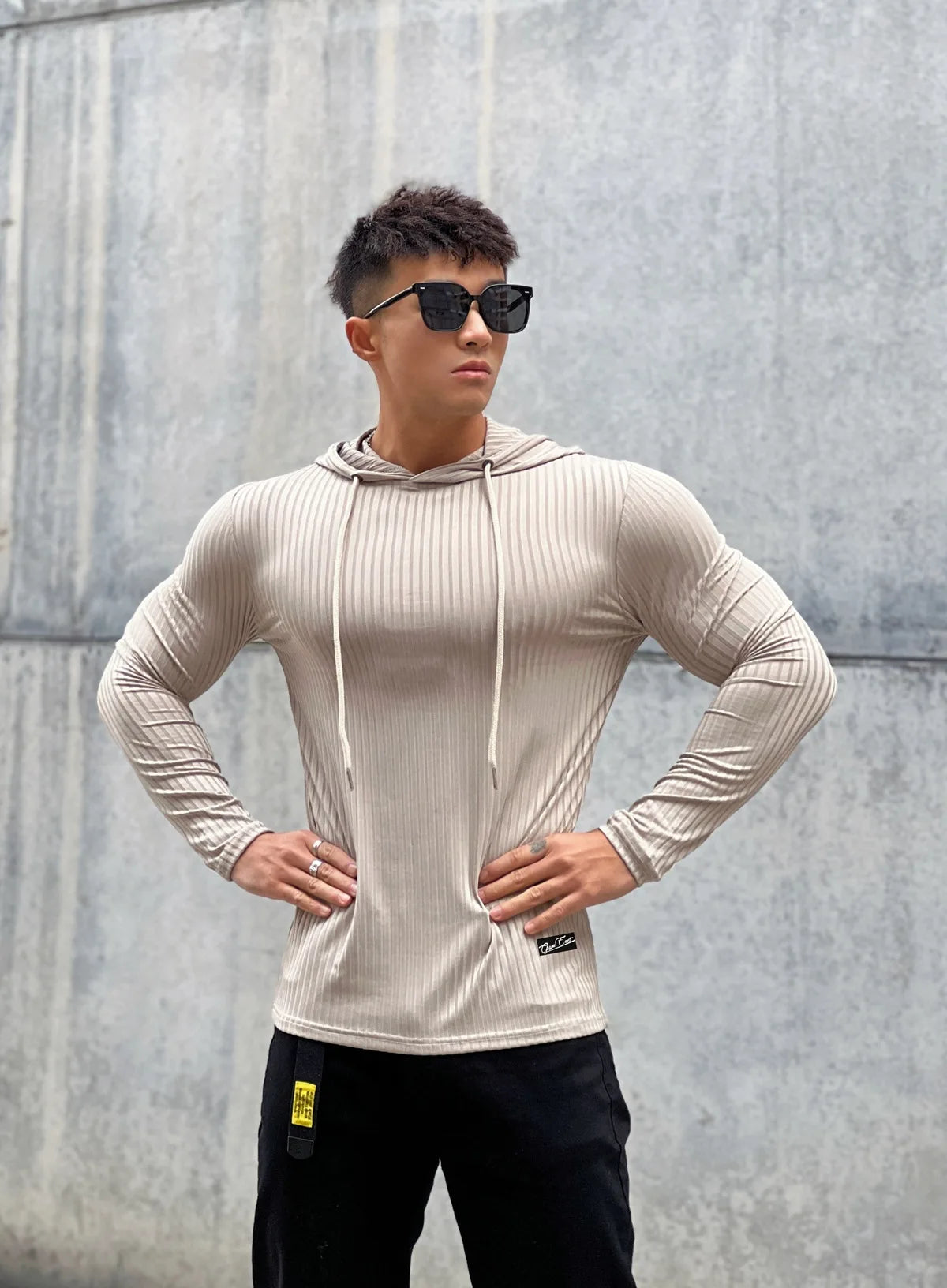 Casual Long Sleeve Skinny Shirt/Hoodie