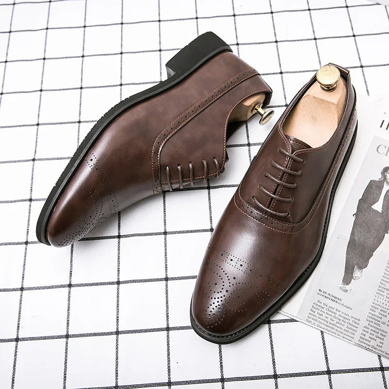 Lace-up Brogue Oxfords