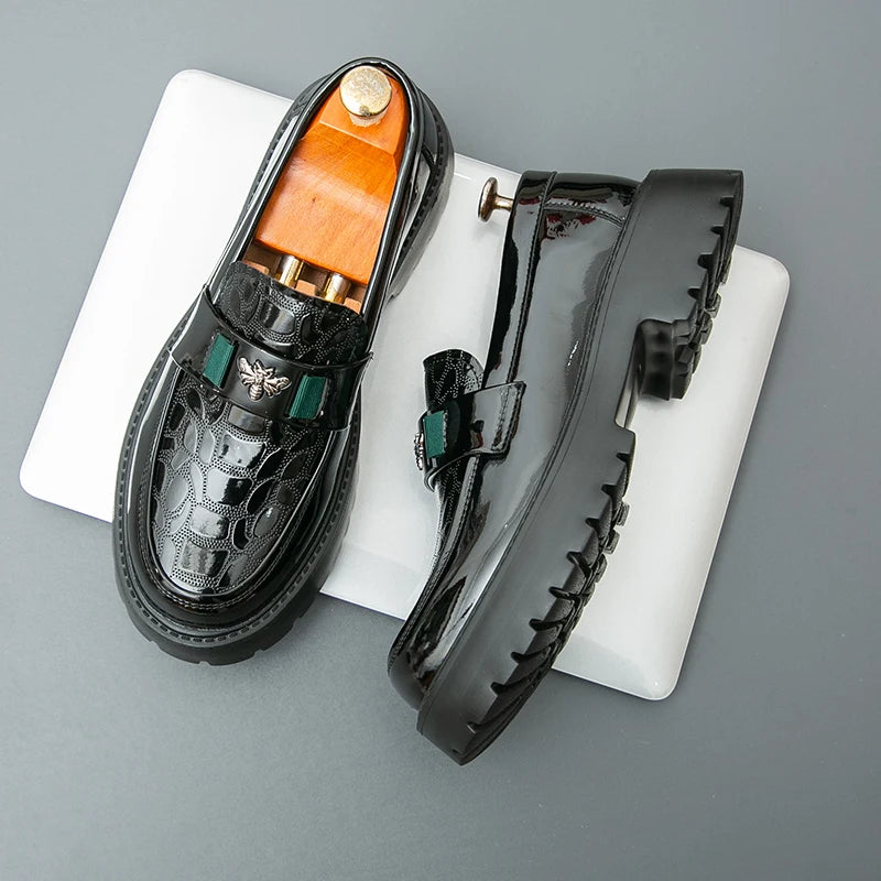 Round Toe Thick Soled Light Loafers