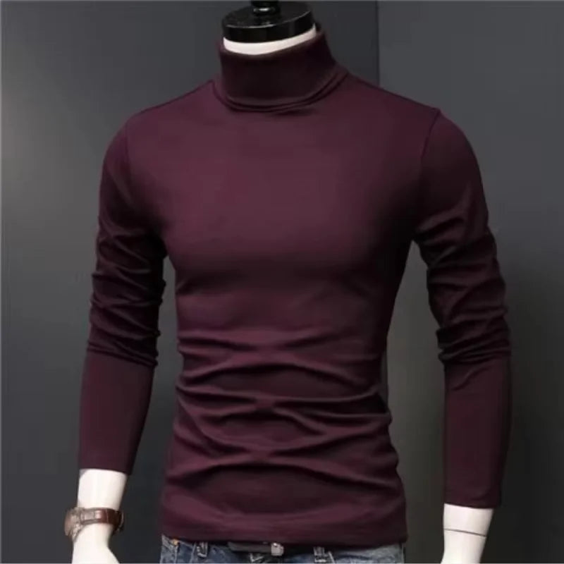 Slim Fit Long Sleeve Turtleneck