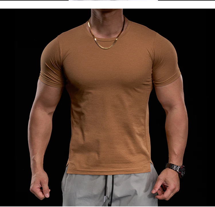 High-elasticity Breathable Sports Tight Short-sleeved T-shirt