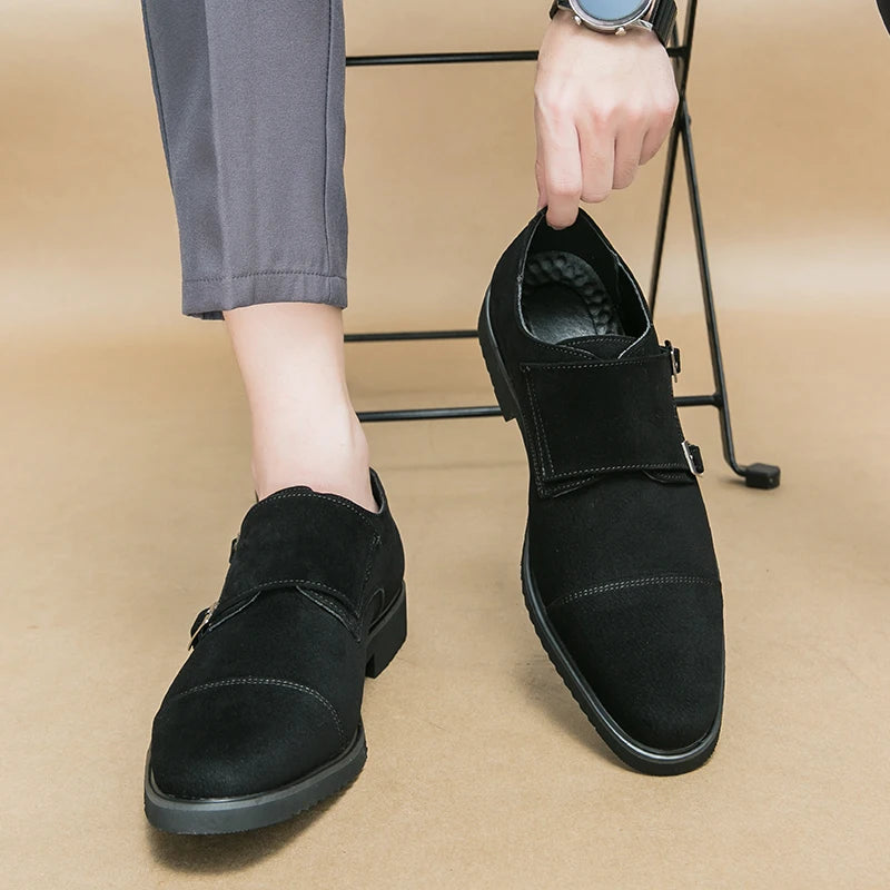 Versatile High-end Monk Strap Style Loafers