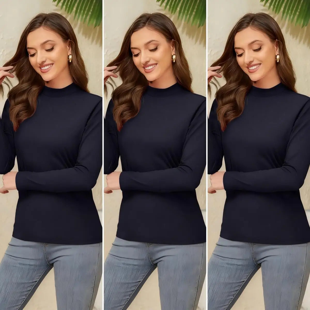 3 Pieces Basic Shirts Set