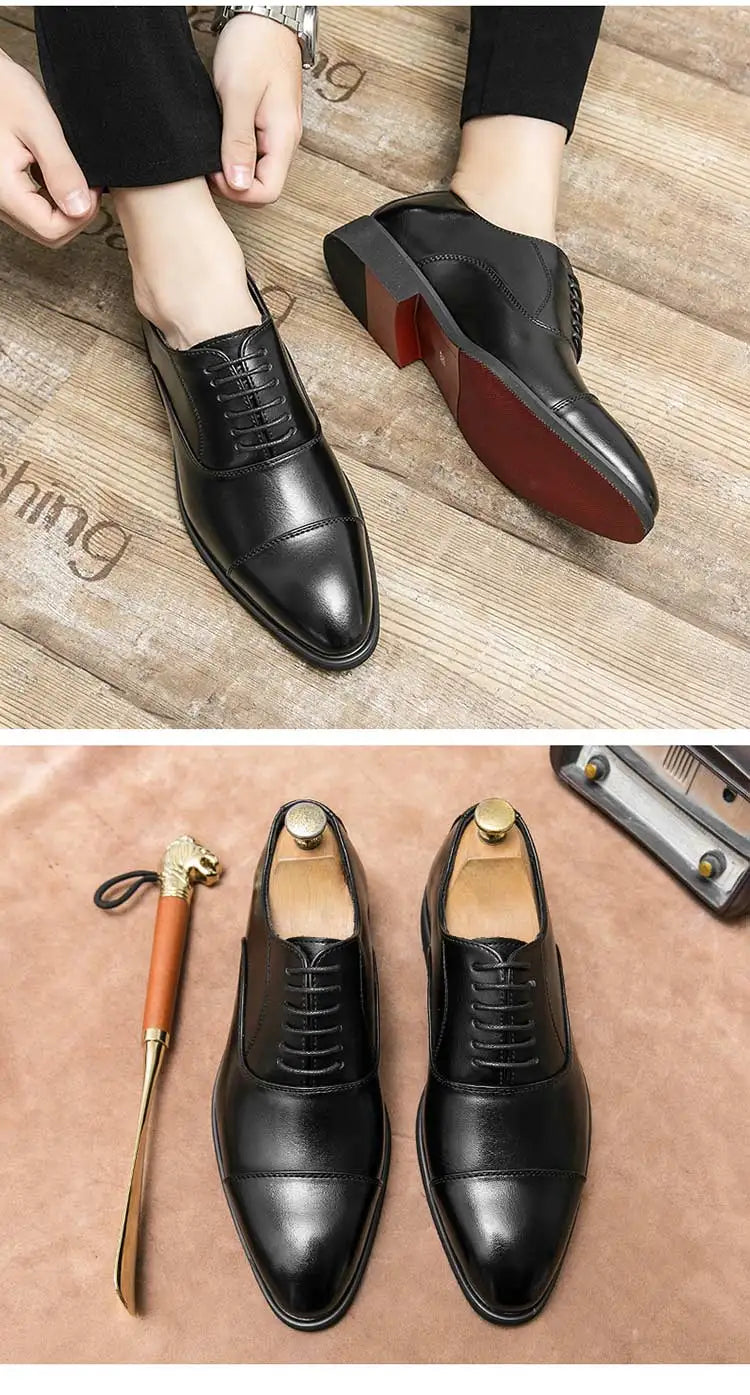 Men's Red Sole Oxford Business Shoes