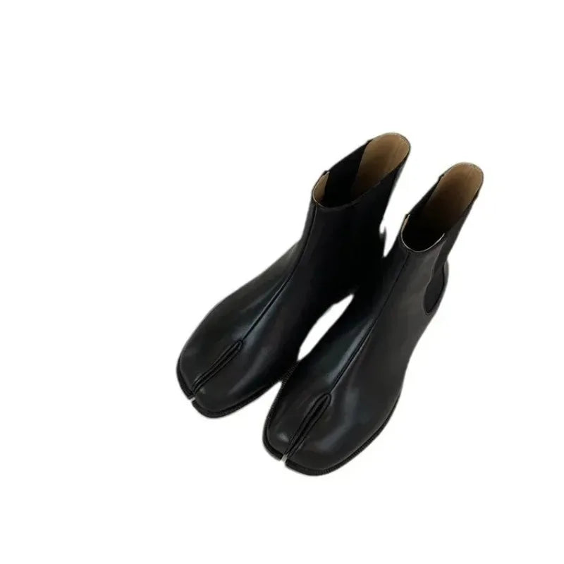 British Style Horse Hoof Design Leather Shoes