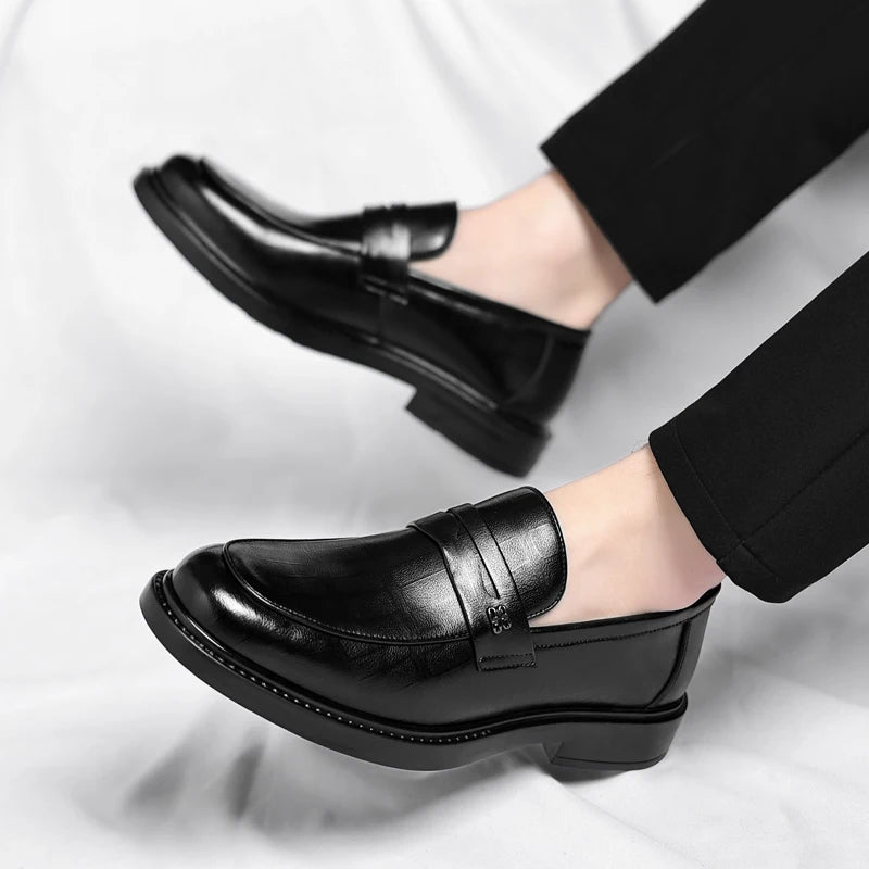 Italian Handmade Genuine Leather Slip-on Loafers