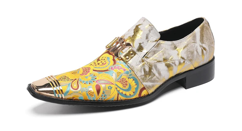 British Style Square Toe Luxury Formal Shoes