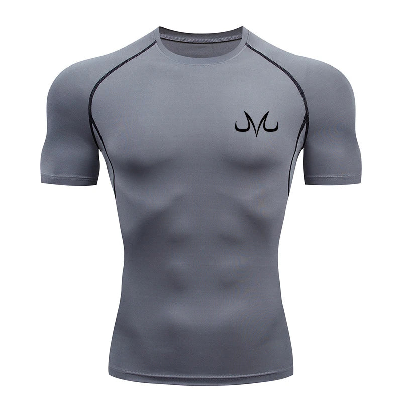 Graphic Short Sleeve Compression Shirts