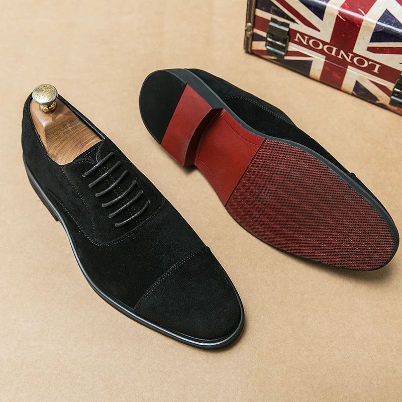 Vintage Slip-on Classic Casual Suede Leather Oxford Shoes
