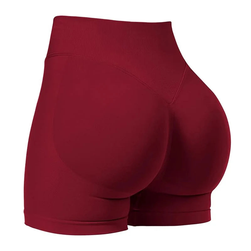 Low Ribbed Band Yoga Shorts
