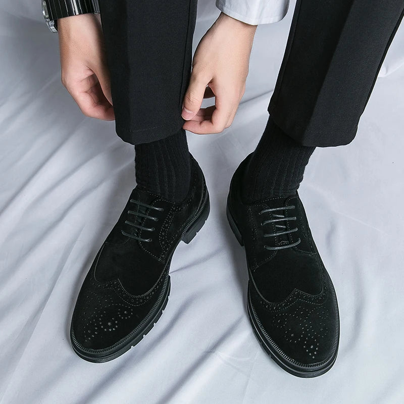 Vintage Slip-on Classic Suede Leather Oxfords