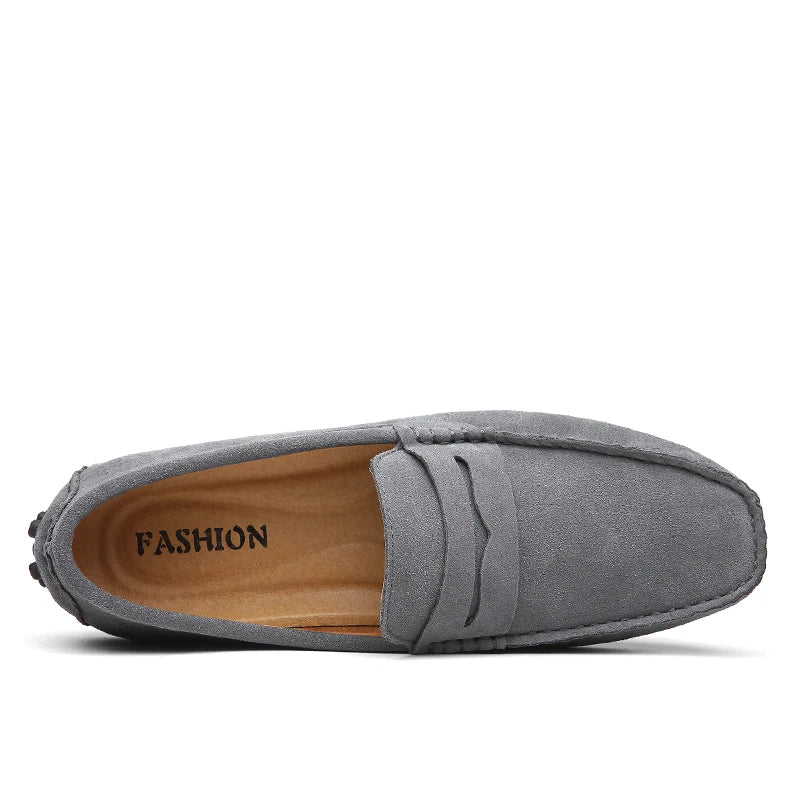 Casual Slip On Leather Loafers