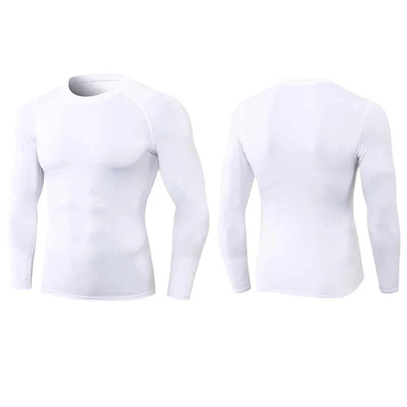 1/4 Pieces Pack Long Sleeve Quick Dry Compression Shirts