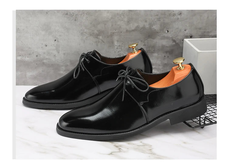 Casual Business Comfortable Pointed Toe Leather Dress Shoes