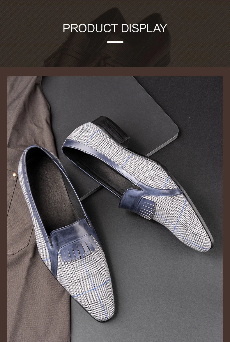 Cotton Fabric Casual Pure Handmade Loafer