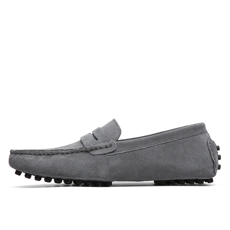Casual Slip On Leather Loafers