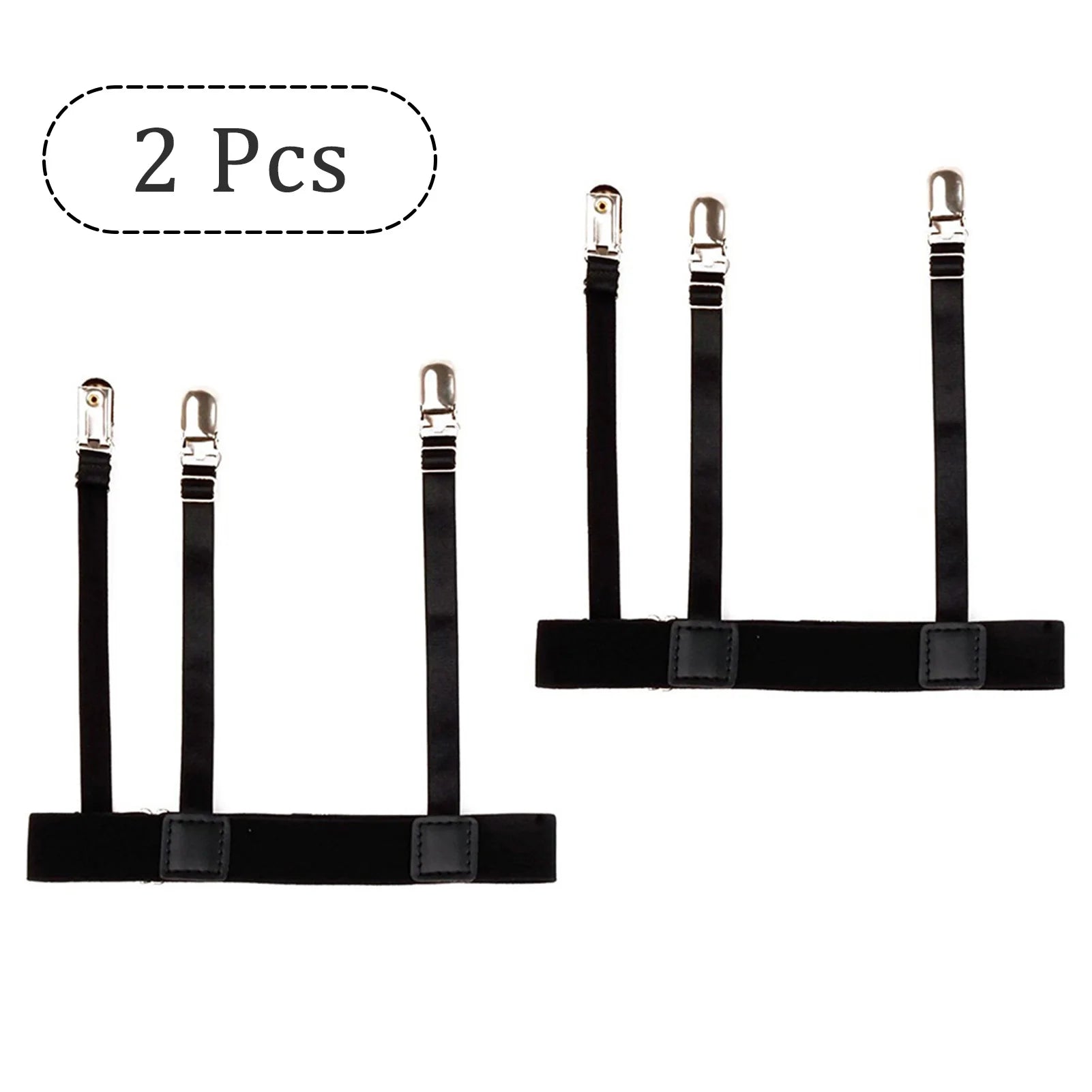 2Pcs Shirt Wrinkle Guards with 3 Clips