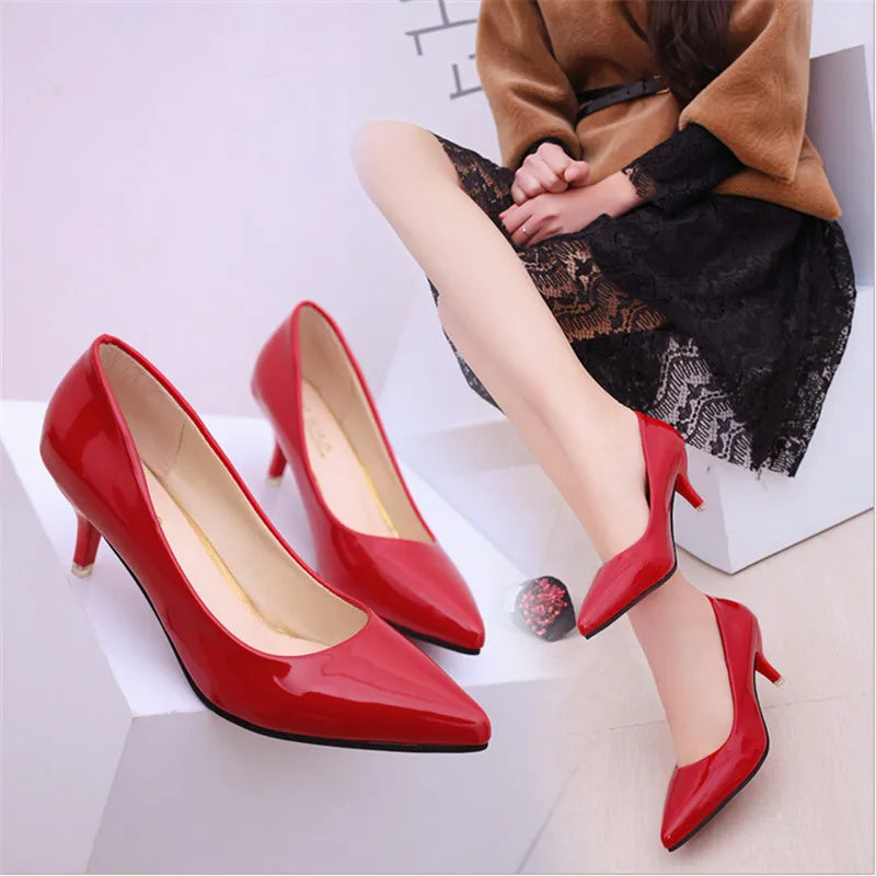 Ladies Pumps Medium Sexy High Heels