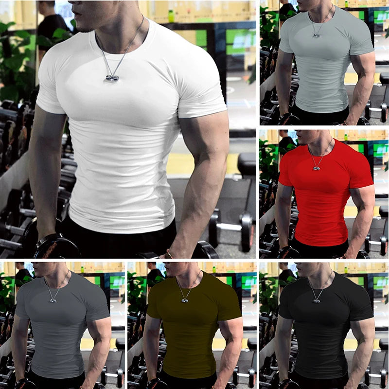 Mens Breathable Quick Dry Jogging TShirt