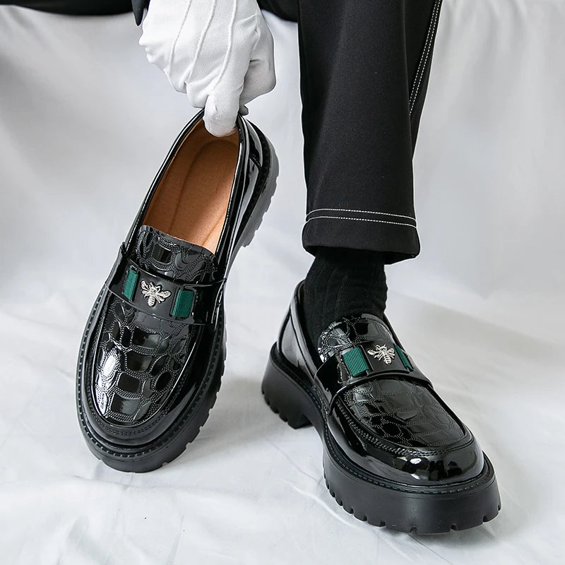 Round Toe Thick Soled Light Loafers