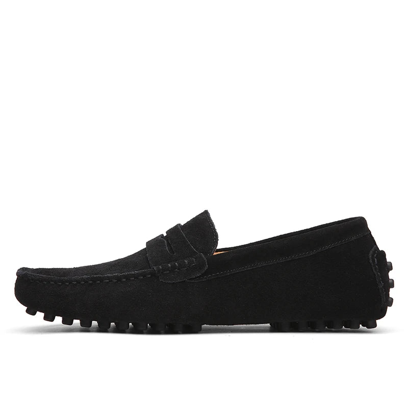 Casual Slip On Leather Loafers