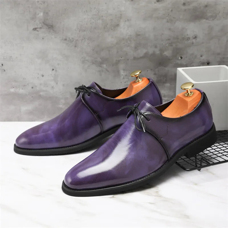 Casual Business Comfortable Pointed Toe Leather Dress Shoes