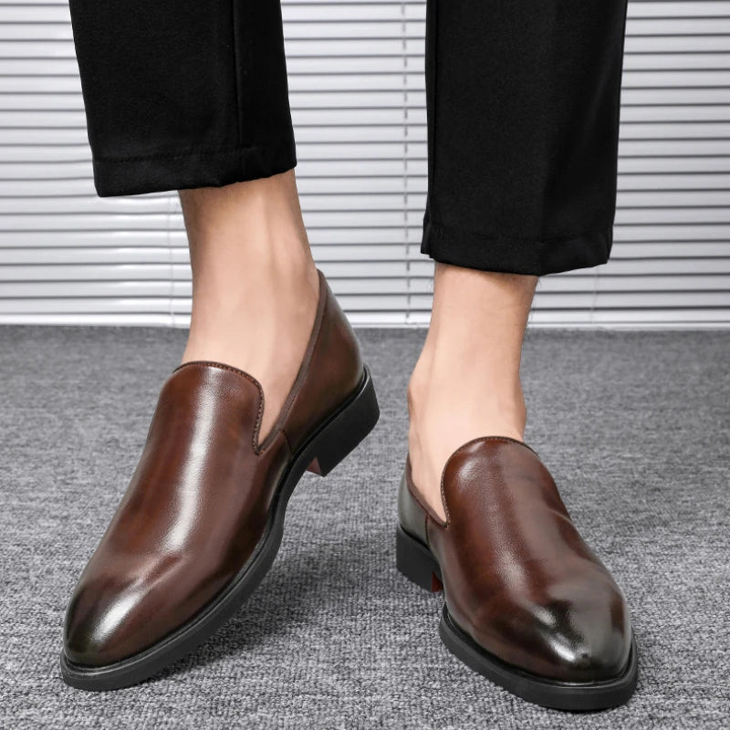 Red Sole Dress Shoes Slip-On Loafers