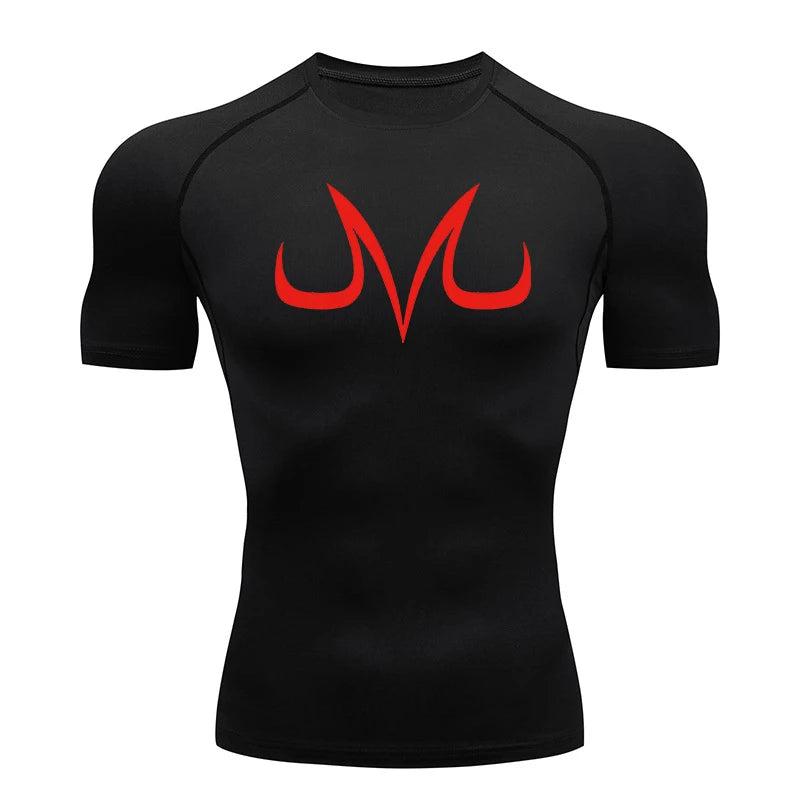 Graphic Short Sleeve Compression Shirts