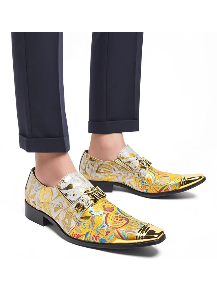 British Style Square Toe Luxury Formal Shoes