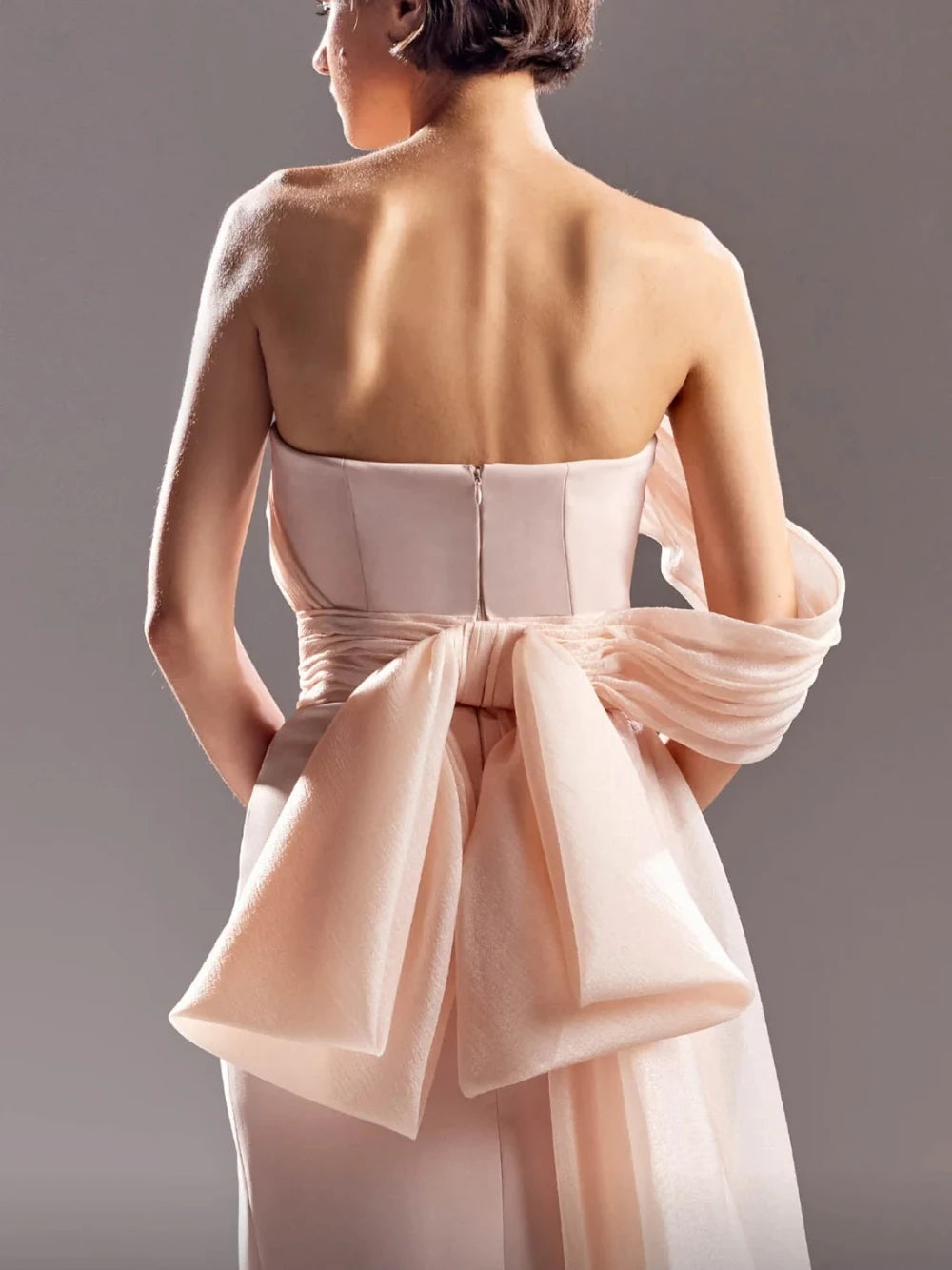 DMDRS Simple Straight Evening Dress