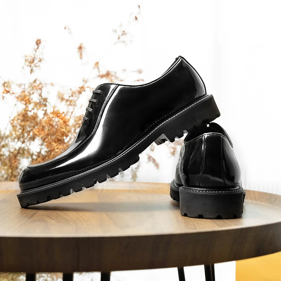 Hanmce Genuine Leather Breathable Oxfords