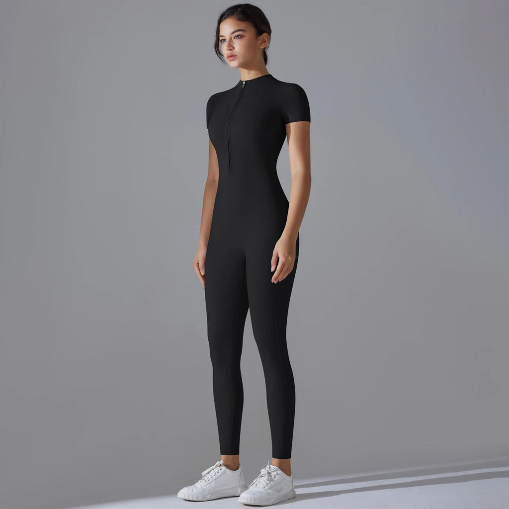 Women Fitness Sports Bodysuit Yoga Suit  Breathable Quick Dry