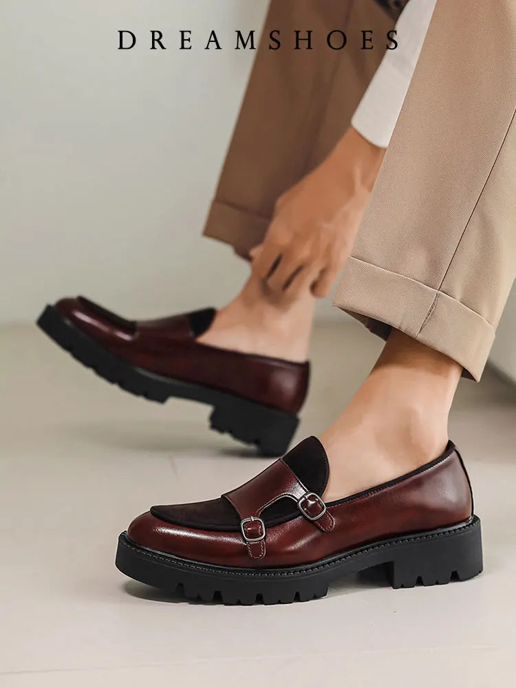 Thick-soled British Style Loafers